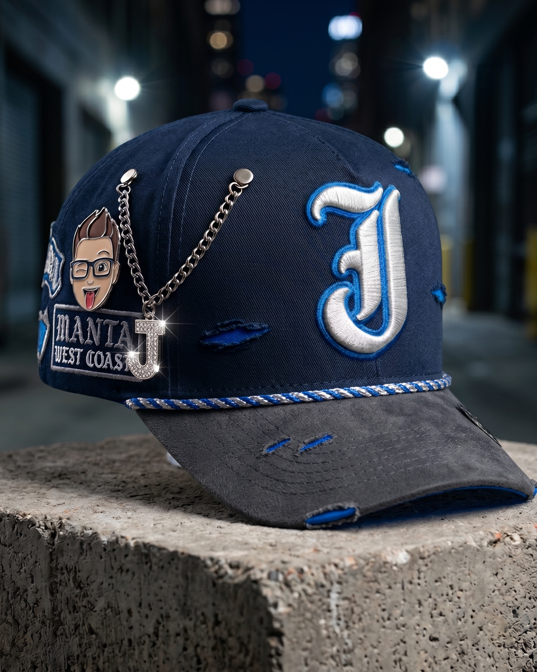 Gorra Manta West Blue